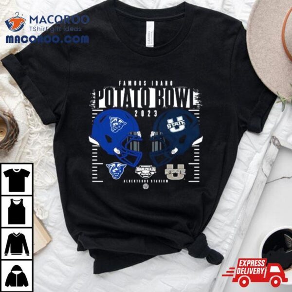 Utah State Aggies Vs Georgia State Panthers 2023 Famous Idaho Potato Bowl Head To Head Shirt