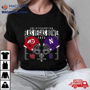 Utah Utes Vs Northwestern Wildcats Srs Distribution Las Vegas Bowl Helme Tshirt