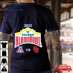 Valero Alamo Bowl Oklahoma Vs Arizona Alamodome San Antonio Tx Cfb Bowl Game Tshirt