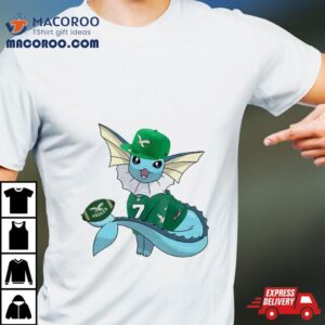 Vaporeon Funny Collab With Philadelphia Eagles Nfl X Pokemon Tshirt