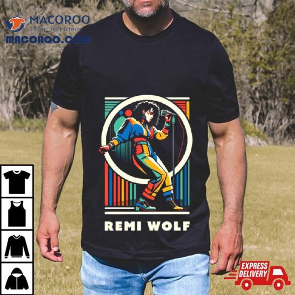 Vibrant Rhythms Remi Wolf Retro Shirt