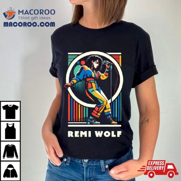 Vibrant Rhythms Remi Wolf Retro Shirt