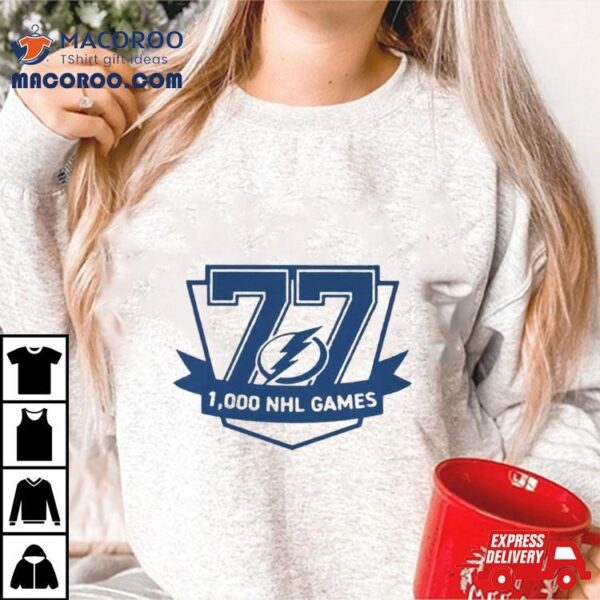 Victor Hedman 77 1,000 Games T Shirt