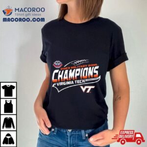 Virginia Tech Military Bowl Champions Tshirt