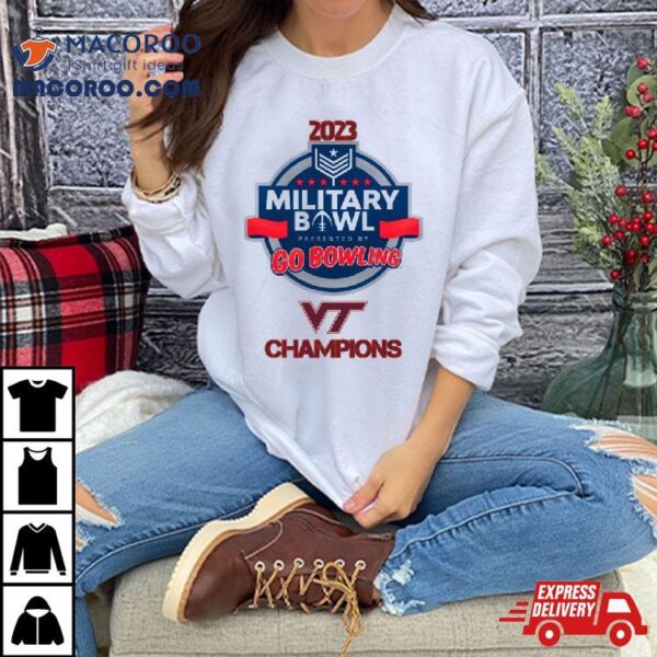 Virginia Tech Hokies 2023 Military Bowl Champions Shirt