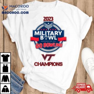 Virginia Tech Hokies Military Bowl Champions Tshirt