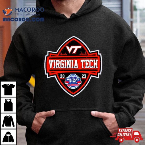 Virginia Tech Hokies 2023 Military Bowl Graphic Shirt