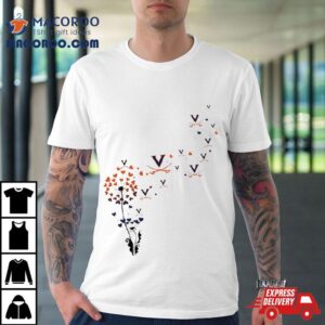 Virginia Tech Hokies Dandelion Flower Tshirt