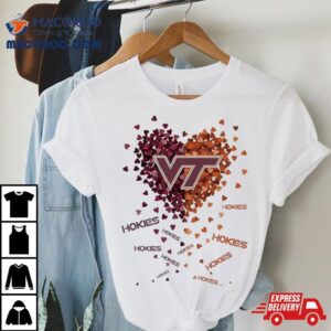 Virginia Tech Hokies Tiny Heart Shape 2023 Shirt