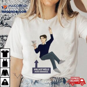 Wallace Wells Drunk Homosexual Scott Pilgrim Tshirt