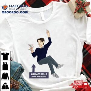 Wallace Wells Drunk Homosexual Scott Pilgrim Tshirt