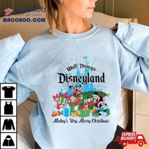 Walt Disney S Disneyland Mickeys Very Merry Christmas Tshirt