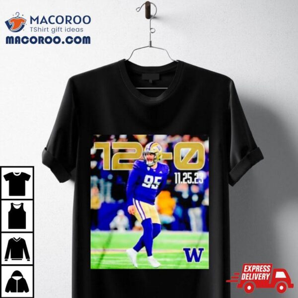 Washington Huskey Grady Gross Scholarship 12 0 Shirt