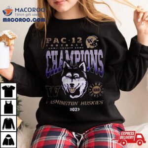 Washington Huskies Pac Champions Tshirt