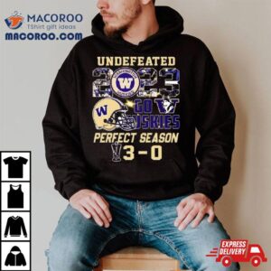 Washington Huskies Undefeated Go Huskies Perfect Season Tshirt