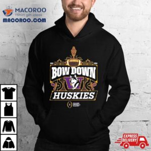 Washington Huskies Bow Down Cfp Tshirt