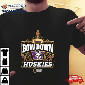 Washington Huskies Bow Down Cfp Tshirt