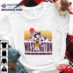 Washington Huskies Dunking Mascot T Shirt