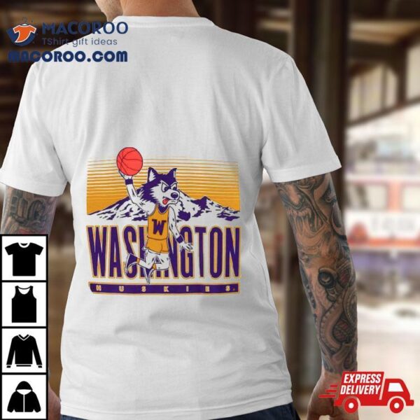 Washington Huskies Dunking Mascot T Shirt