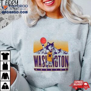 Washington Huskies Dunking Mascot Tshirt