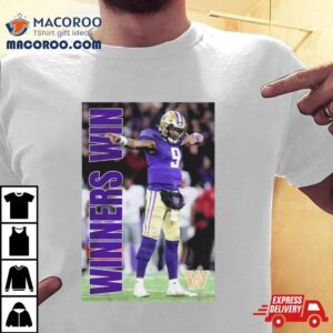 Washington Huskies Michael Penix Jr Winners Win Photo Tshirt