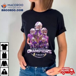 Washington Huskies Players Pac Football Conference Champions Locker Room Tshirt