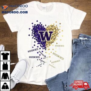 Washington Huskies Tiny Heart Shape 2023 Shirt