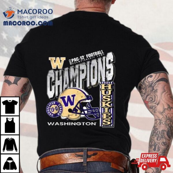 Washington Huskies Undefeated Season 13 0 Pa 12 Football Champions 2023 T Shirt