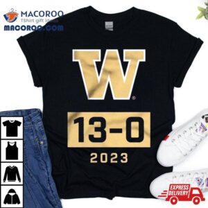 Washington Huskies Undefeated Season Tshirt