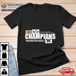 Washington Huskies Youth Pac Football Conference Champions Locker Room Tshirt