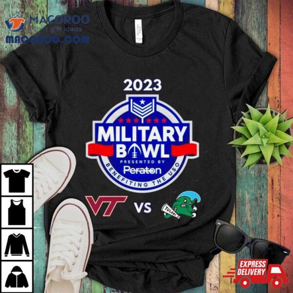 Wednesday December 27th 2023 Military Bowl Virginia Tech Vs Tulane Navy Marine Corps Mem Stadium Annapolis Md T Shirt