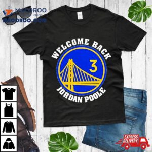 Welcome Back Jordan Poole Golden State Warriors Tshirt