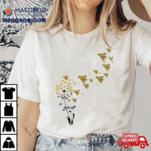 West Virginia Mountaineers Dandelion Flower Tshirt