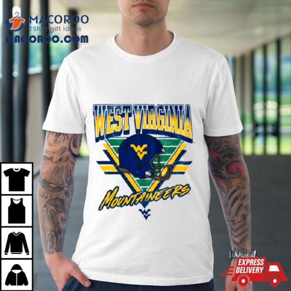 West Virginia Mountaineers Helmet Triangle Vintage Shirt