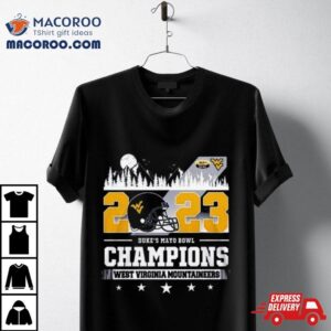 West Virginia Mountaineers Skyline Duke S Mayo Bowl Champions Tshirt