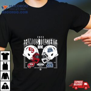 Western Kentucky Hilltoppers Vs Old Dominion Monarchs 2023 Famous Toastery Bowl Helmet Shirt