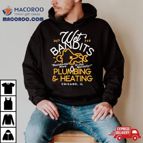 Wet Bandits Plumbing And Heating Men’s Classic Shirt