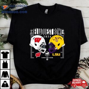 Wisconsin Badgers Vs Lsu Tigers Reliaquest Bowl Tshirt