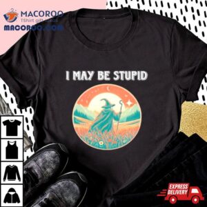 Wizard I May Be Stupid Tshirt