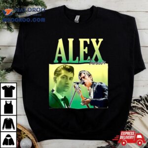Women Light Blue Alex Monkeys Alex Turner Shirt