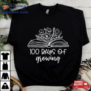 Days Of Growing Book Lover Teacher Happy Th Day Tshirt