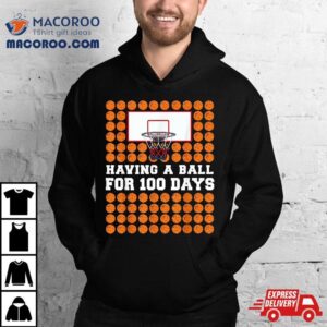 Days Of School Basketball Th Day Balls Gift For Boys Tshirt
