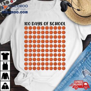 Days Of School Basketball Th Teacher Tshirt