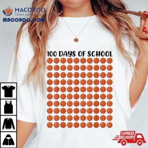 Days Of School Basketball Th Teacher Tshirt