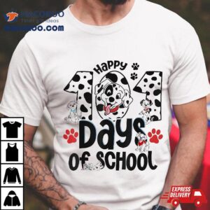 100 Days Of School Dalmatian Dog Boy Kid 100th Day Shirt
