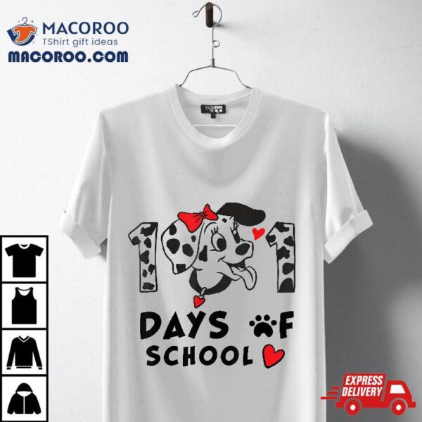 100 Days Of School Dalmatian Dog Boy Kid 100th Day Shirt