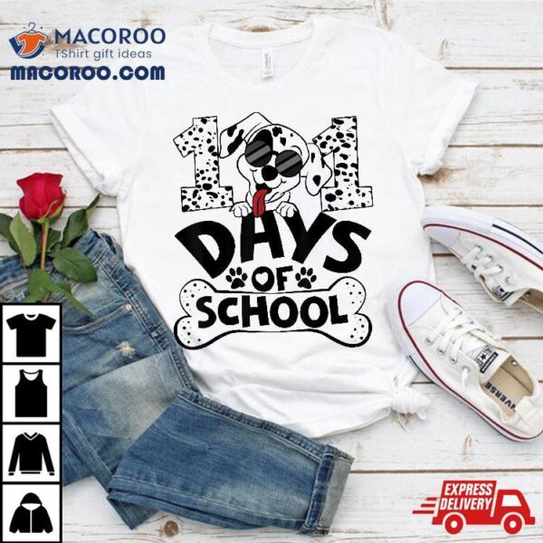 100 Days Of School Dalmatian Dog Boy Kid 100th Day Shirt