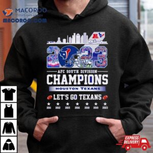 Afc South Division Champions Houston Texans Nfl Helme Tshirt