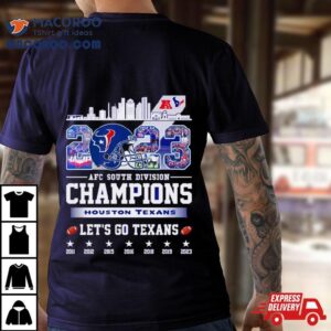 Afc South Division Champions Houston Texans Nfl Helme Tshirt