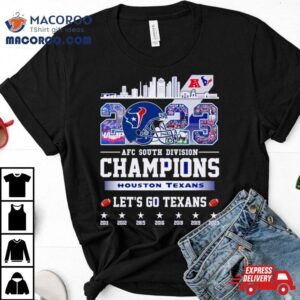 Afc South Division Champions Houston Texans Nfl Helme Tshirt